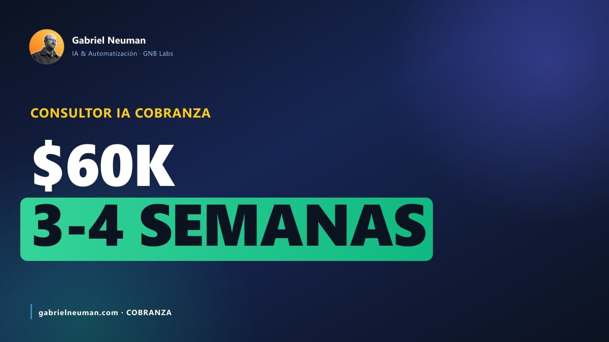 Consultor de IA para automatizar la cobranza en México: cuánto cuesta (2026)