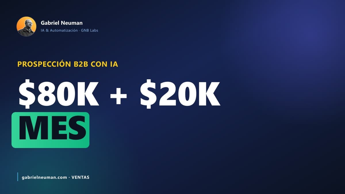 Prospección B2B con IA: precio en México (2026)