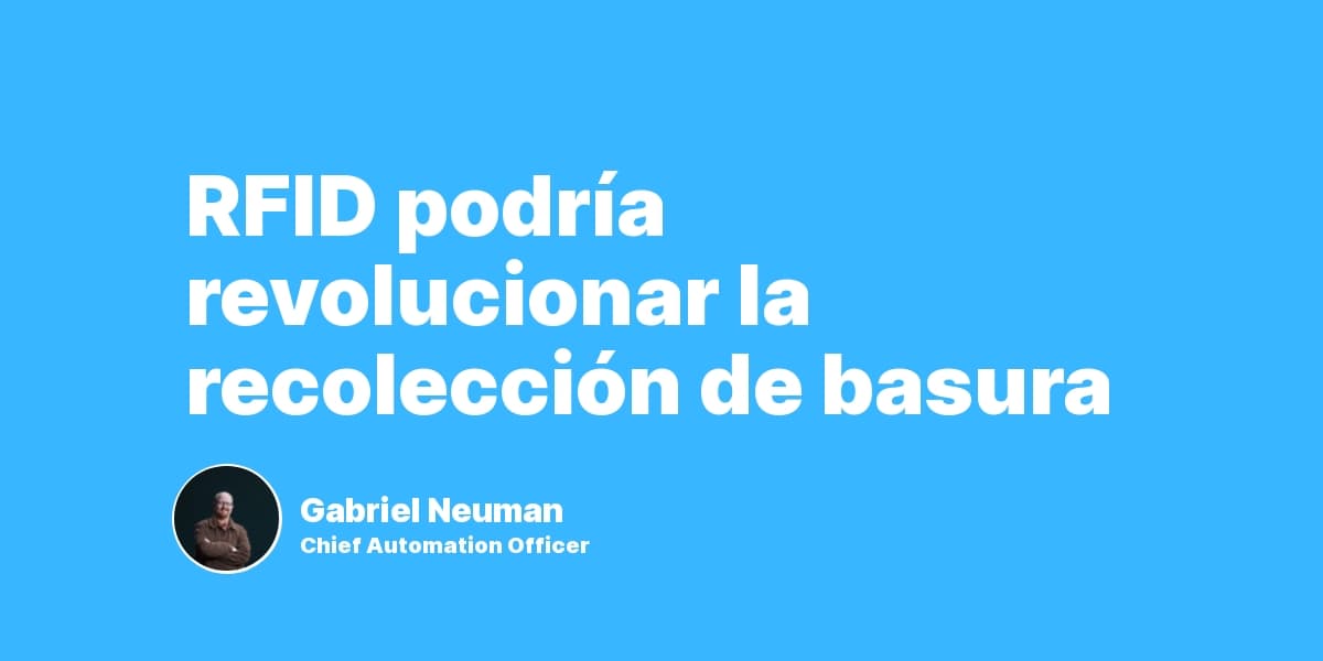RFID podría revolucionar la recolección de basura
