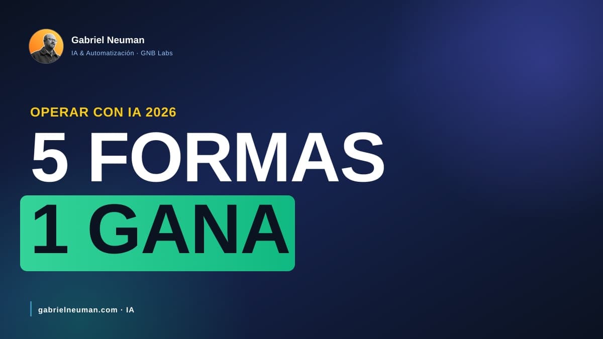 Mejores formas de operar tu negocio con IA en 2026 (founders)