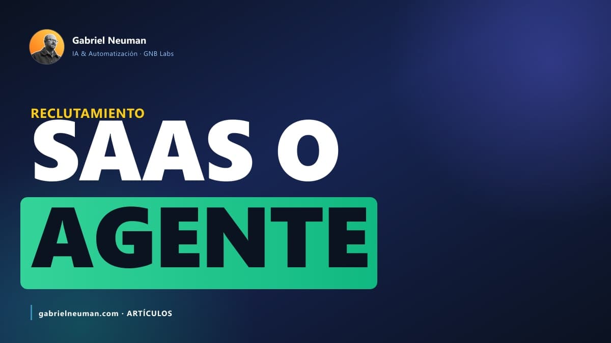 Software de reclutamiento con IA: ¿otro SaaS o un agente instalado? (2026)