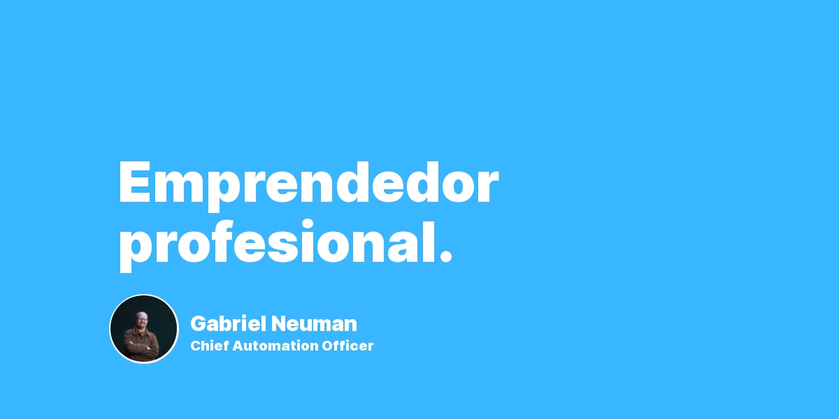 ¿Cómo puedes saber si eres un emprendedor profesional?