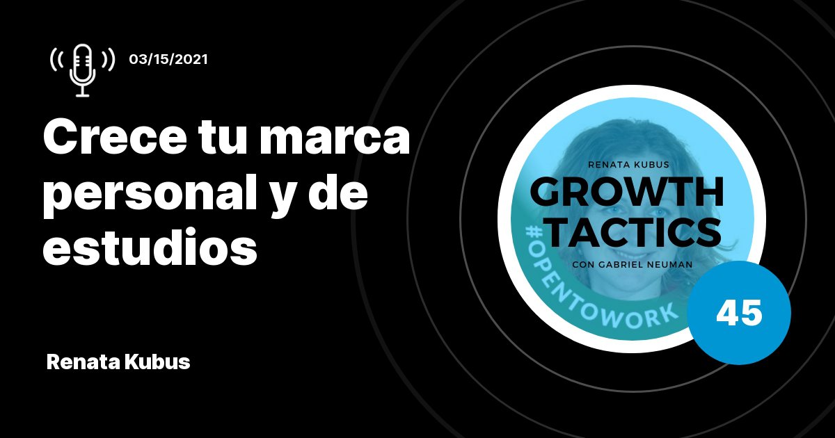 Marca personal e inteligencia colectiva: convierte tus contactos en oportunidades | Renata Kubus